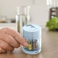 thumbnail image 1 of Tyidzon Portable Weekly Pill Organizer, 7 Compartment Travel Pill Organizer for Medicine Supplements Fish Oil Pills Box, 1 of 9