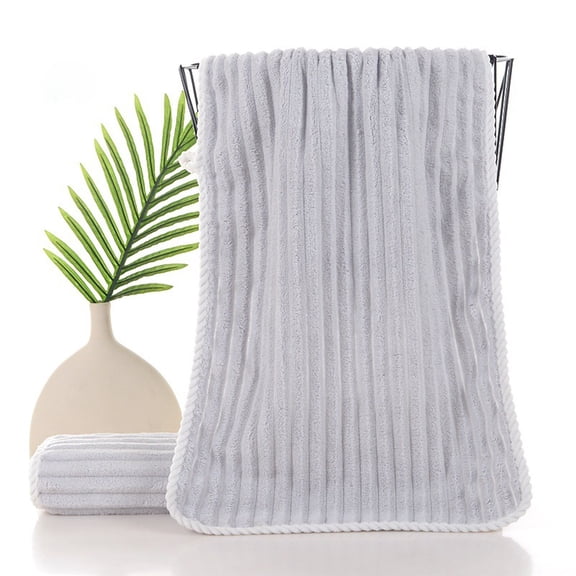 Tyidzon Premium Towels, Ultra Soft Hand Towels for Bathroom, Highly Absorbent Quick-drying Wash Cloths for Bath Gym Shower Salons(Gray, 12x24")