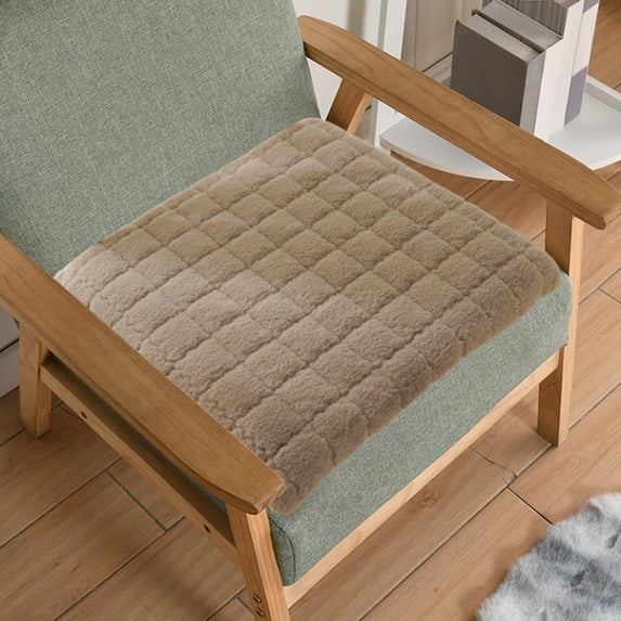 Tyidzon Seat Cushion 15.7 x 15.7 Inch Thicken Soft Chair Cushions for Dining Chairs, Kitchen Decor or Office Use Chair Cushion Brown
