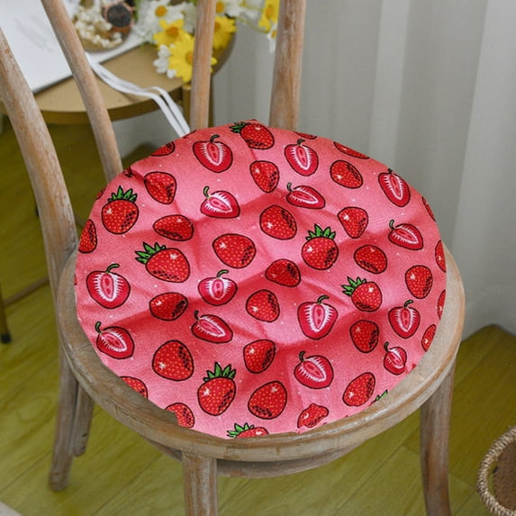 Tyidzon Seat Cushion for Adults/Kids, 17 Inch Round Meditation Pillows for Sitting On Floor, Comfort Floor Cushion for Yoga, Living Room Pink