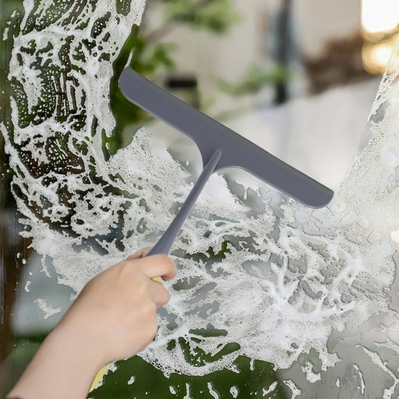 Tyidzon Shower Squeegee for Glass Doors, Easy Grip Handheld Squeegee for Shower Walls, Doors, Tub Surfaces, Windows, Mirrors & Vehicle Windshields