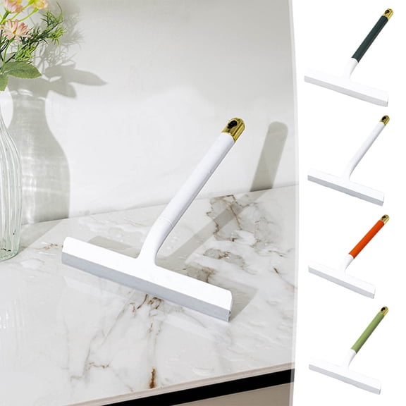 Tyidzon Shower Squeegee for Glass Doors, Easy Grip Handheld Squeegee for Shower Walls, Doors, Tub Surfaces, Windows, Mirrors & Vehicle Windshields
