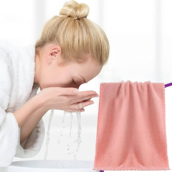 Tyidzon Soft Absorbent Face Towels, Wash Cloths for Showering, 13.7" X 29.5" Towels for Bathroom, Home, Hotel, Office, School, SPA, Hiking, Sport