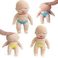 thumbnail image 1 of Tyidzon Squeeze Toys, Cute Doll Squishies Sensory Fidget Toys, Little Baby Stress Relief Toy for Kids Adults Office Desk, 1 of 7