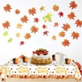thumbnail image 1 of Tyidzon Thanksgiving Table Cloth Rectangle, Autumn Harvest Maple Leaves Pumpkin Tablecloth, Disposable Table Cloth for Party, Dining, Holiday, Orange, 1 of 5