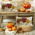 thumbnail image 1 of Tyidzon Thanksgiving Throw Pillow Covers 12 x 20 Inch Pumpkin Decor Pillow Case, Soft Comfortable Pillowcases for Home Sofa Bedroom Couch Holiday Party Decor, 1 of 6