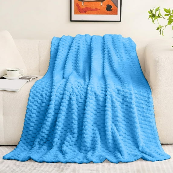Tyidzon Throw Blanket for Couch Soft Cozy Fluffy Throw Blankets for Couch, Sofa, Chair, Bed, Camping, Picnic, Travel Lightweight Warm Nap Blanket - 39x59 Inch