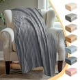 thumbnail image 1 of Tyidzon Throw Blanket for Couch - Super Soft Heavy Flufyy Thick Fleece Blanket for Bed Bedroom Living Room Farmhouse Sofa Chair Fall Winter Warm, 28X39 Inch - Khaki, 1 of 7