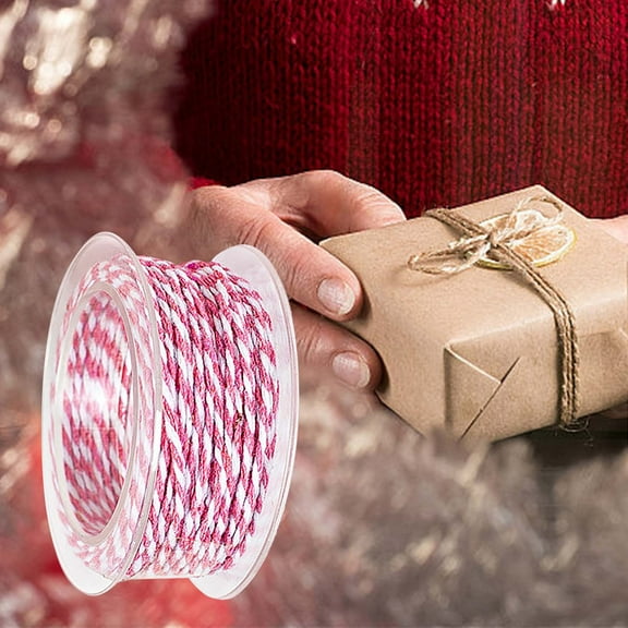 Tyidzon Twine Arts Crafts Twine Best Industrial Packing String Heavy Duty Twine 32.8 Feet Pink