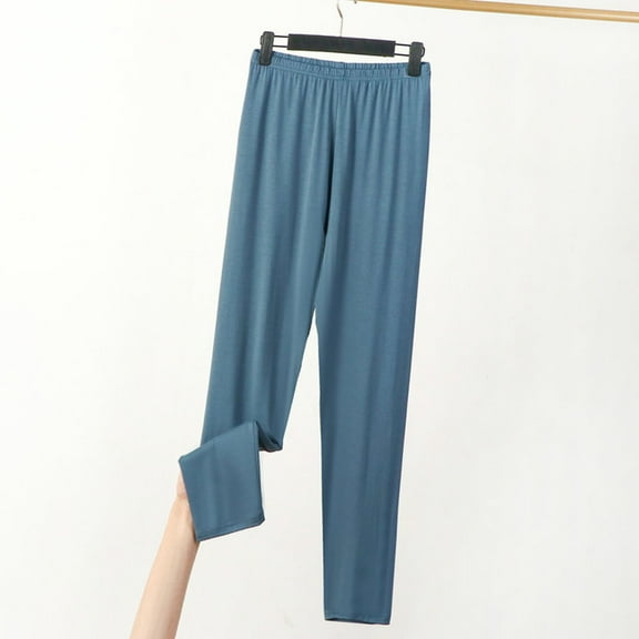 Ayolanni Summer Pants for Women Long Elastic Solid Wide-Leg High Waist Pants Trousers Women