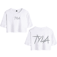 thumbnail image 1 of Tyla Merch Crop Top T-shirt Tyla Blade Tee Women Girls Fashion Cool Short Sleeve Tees T Shirt, 1 of 3