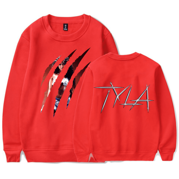 Tyla Merch Sweatshirt Tyla Scratch Crewneck Fashion Unisex Men Women Tracksuit Pullover Coat Top Streetshirt
