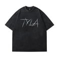 thumbnail image 1 of Tyla Merch T-Shirt Vintage Aged Design Casual Round Neck Short Sleeve Top, 1 of 6
