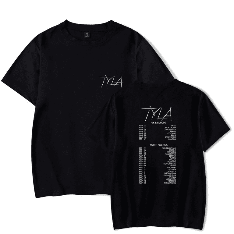 Tyla Merch T-shirt Tour Tee Fashion Men Women t shirt Sweatshirt