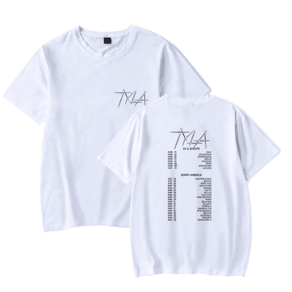 Tyla Merch T-shirt Tour Tee Fashion Men Women t shirt Sweatshirt Summer Casual Short Sleeve Top T-shirts