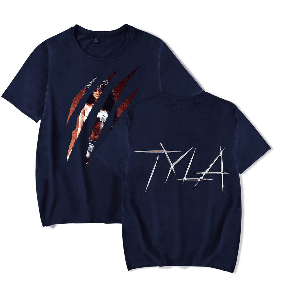 Tyla オフィシャル scratch tee Mサイズ Tyla Merch T-shirt Tyla Scratch Tee Fashion Men Women t
