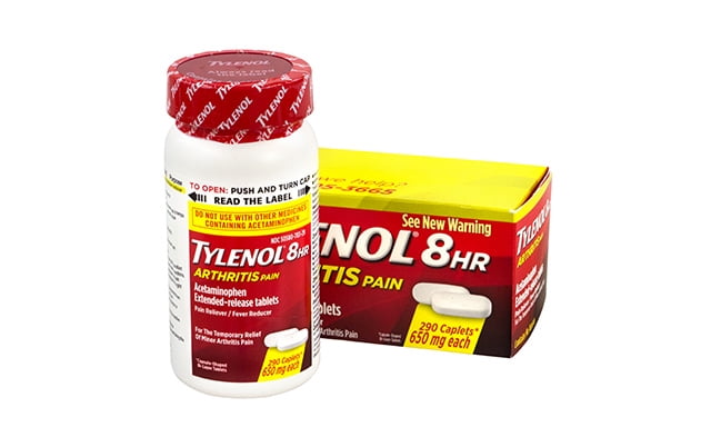 Tylenol 8-Hour Arthritis Pain Extended-Release Tablets, 650mg, 290 Count