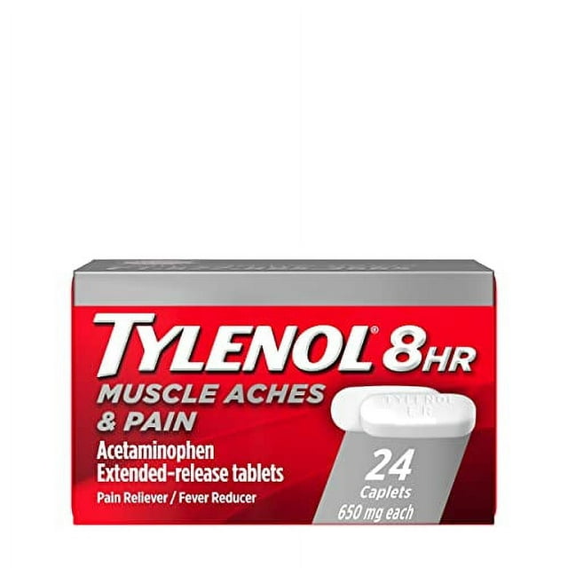 Tylenol 8 Hour Muscle Aches & Pain Acetaminophen Tablets for Muscle