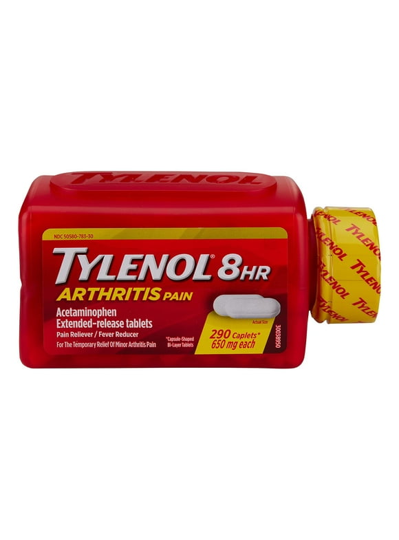 TYLENOL 8 HR Arthritis Pain Extended Release Caplets 650 mg 290 Count