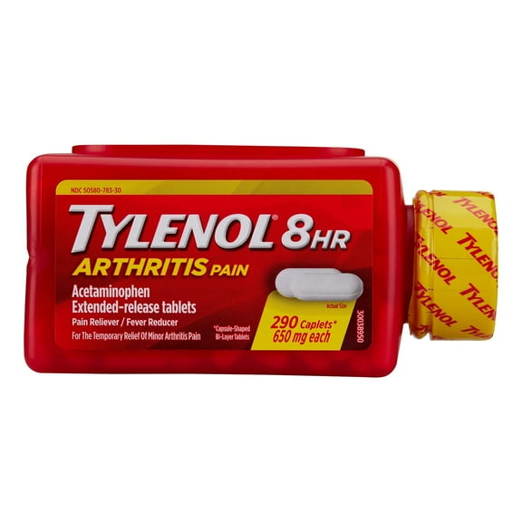 Tylenol 8 HR Arthritis Pain Extended Release Caplets, 650 Mg (290 ct.)
