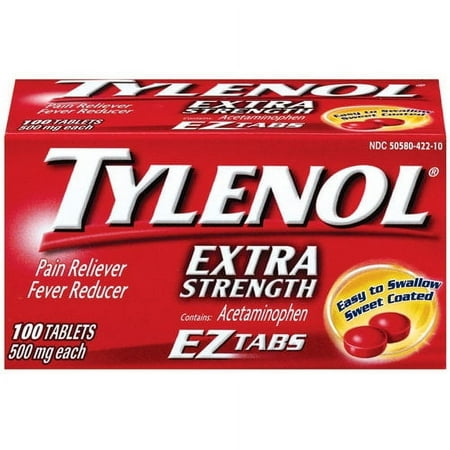 Tylenol EZ Tablets, 100 ct
