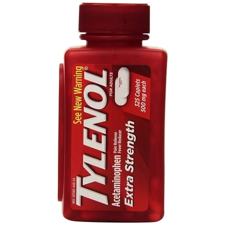 Tylenol Extra Strength Acetaminophen 500 Mg 325 Caplets