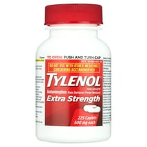Tylenol Extra Strength Caplets with 500 mg Acetaminophen, 225 Ct
