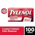 thumbnail image 1 of Tylenol Extra Strength Coated Tablets with Acetaminophen 500mg, 100 Count, 1 of 11