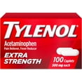 thumbnail image 1 of Tylenol Extra Strength Pain Reliever & Fever Reducer 500 mg Caplets 100 Each, 1 of 5