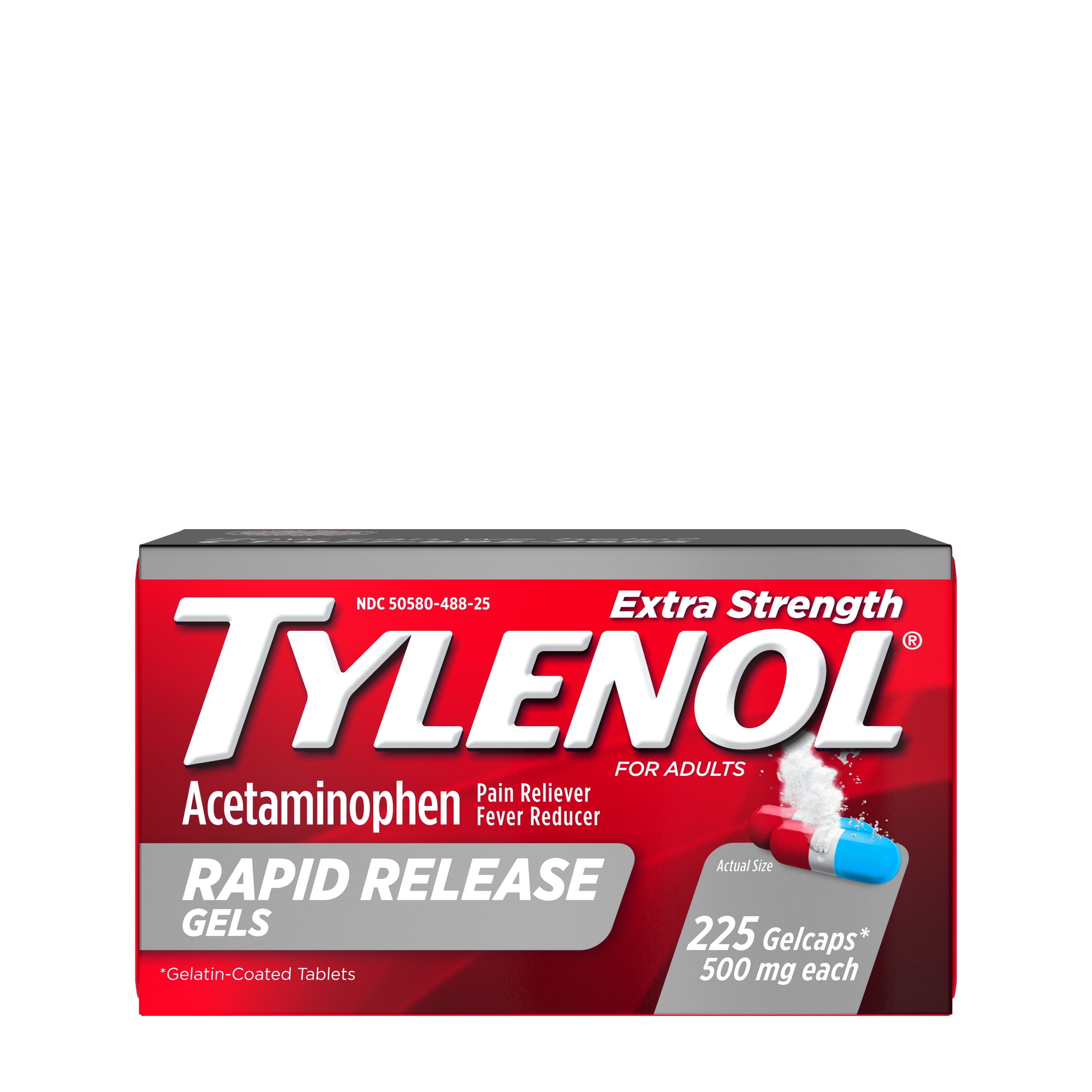 TYLENOL Extra Strength Rapid Release Gels, 500 mg Acetaminophen