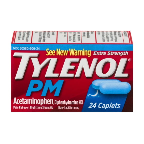 Tylenol PM Extra Strength Caplets (Pack of 2)