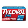 thumbnail image 1 of Tylenol PM Extra Strength Acetaminophen 500 mg Pain Reliever & Sleep Aid, 225 Caplets, 1 of 2