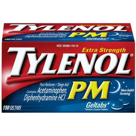 Tylenol Pm Geltabs 150ct