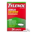 thumbnail interactive-video image 1 of Tylenol Sinus Severe Daytime Caplets, Non-Drowsy, Pain Reliever, Decongestants for Adults, 24 Count, 1 of 9