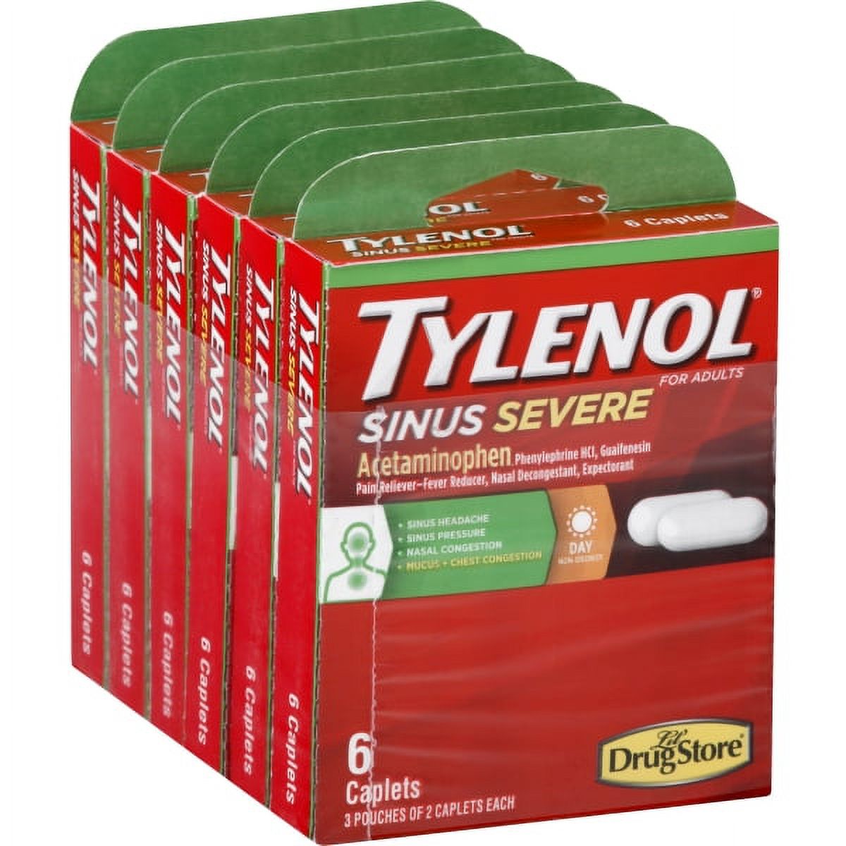 Tylenol White Multi Symptom Sinus Medicine
