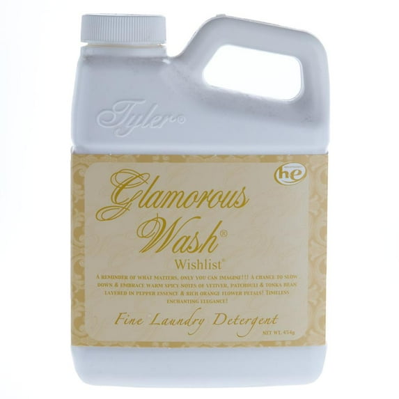 Tyler Candle Wishlist Glamorous Wash Liquid Laundry Detergent, 6 Loads, 16 fl oz