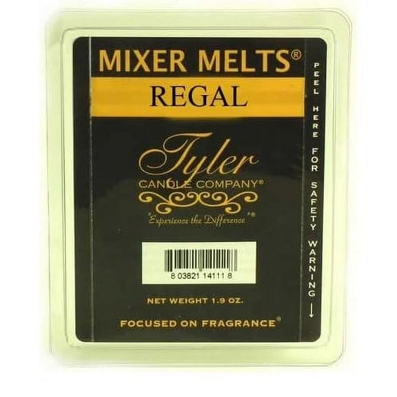 Tyler Candle Company 1.9 Ounce Scented Mixer Wax Melt Cubes for Tart Burner, Pack of 2, Regal, TCC-14316-2PACK