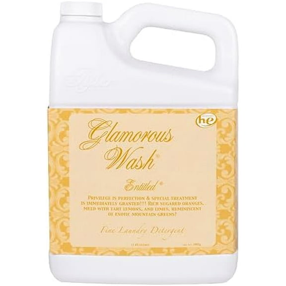 Tyler Candle Entitled Glamorous Wash Liquid Laundry Detergent, 24 Loads, 64 fl oz