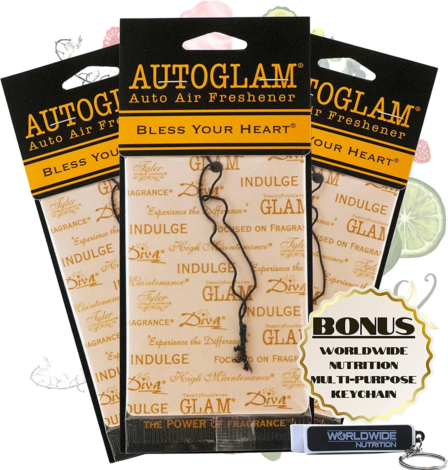 Tyler Candle Company AutoGlam Car Air Fresheners Bless Your Heart