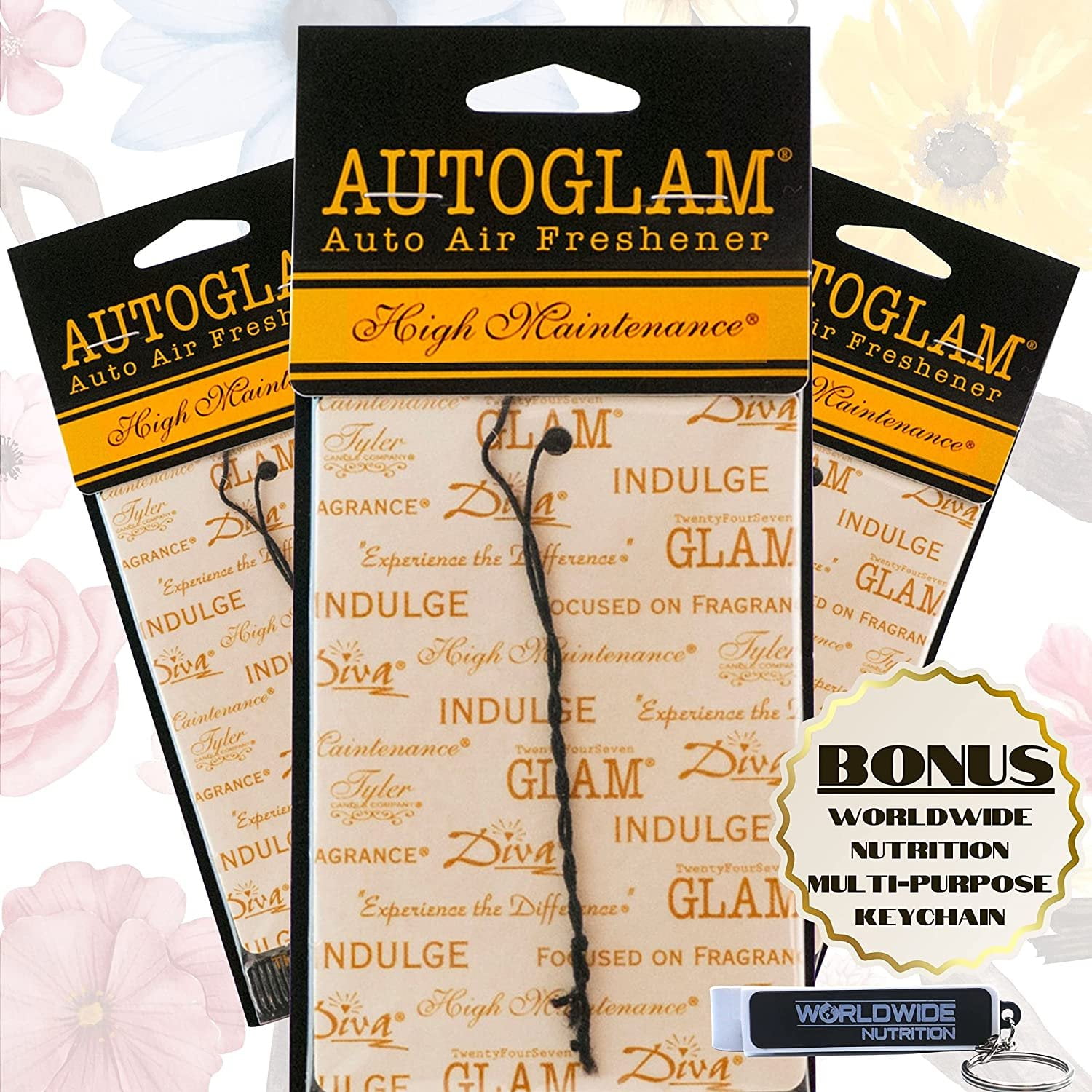 Tyler Candle Company AutoGlam Car Air Fresheners High Maintenance