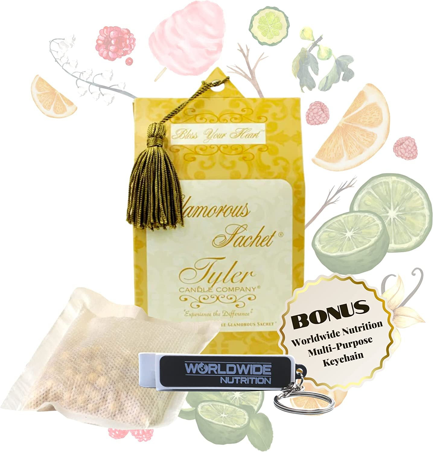 Tyler Candle Company Bless Your Heart Dryer Sheet Sachets Glamorous