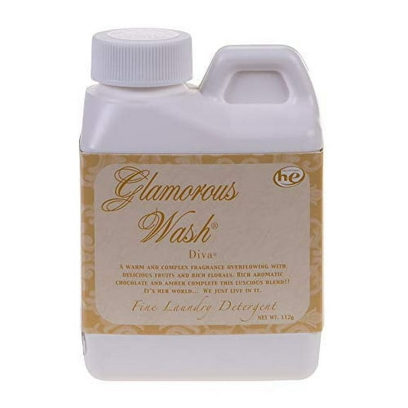 Tyler Candle Diva Glamorous Wash Liquid Laundry Detergent, 1-2 loads, 4 fl oz / 112g