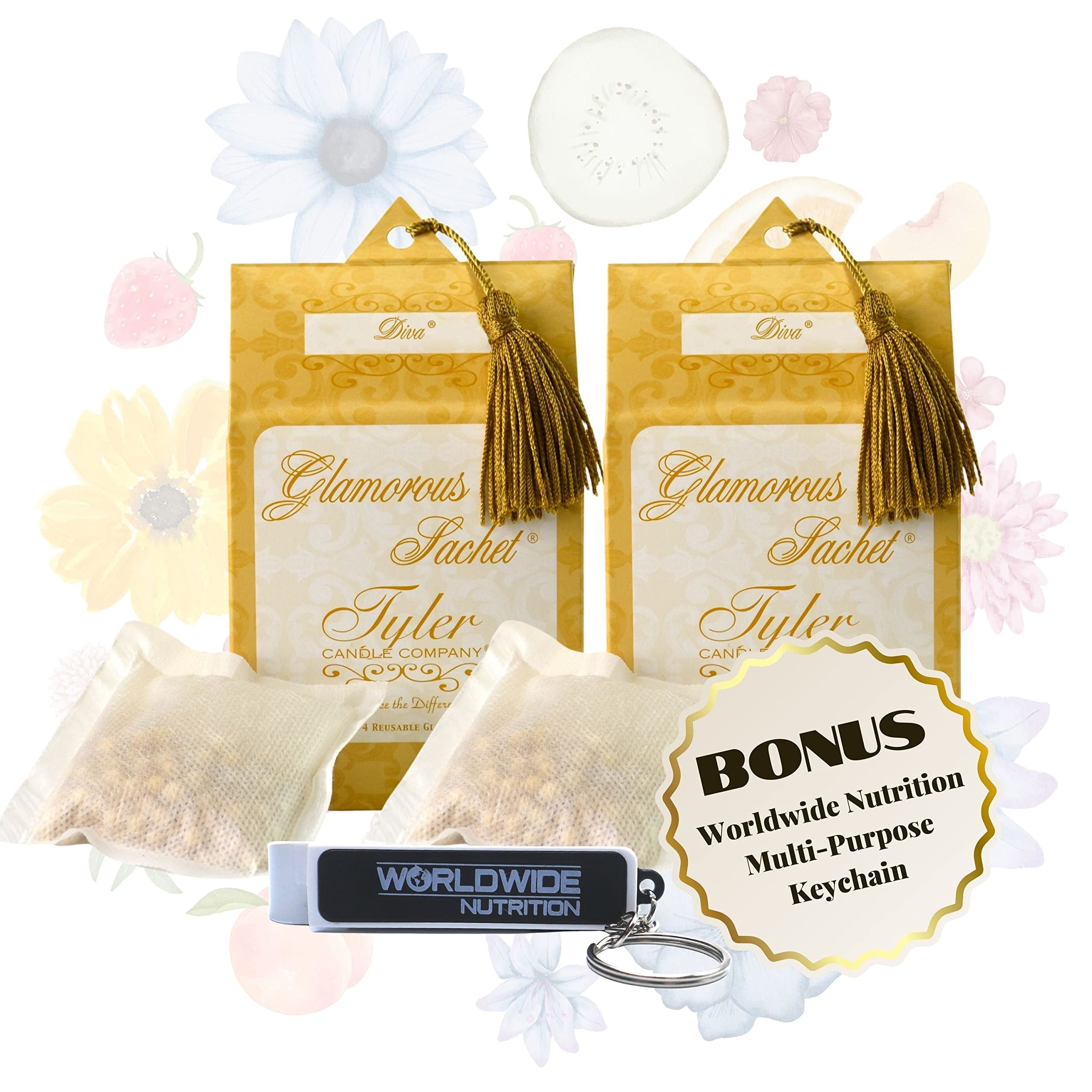 Tyler Candle Company Diva Glamorous Dryer Sheets Tyler for Drawers and