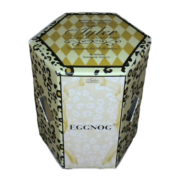 Tyler Candle Company - Eggnog - votive candle - with Tyler matches