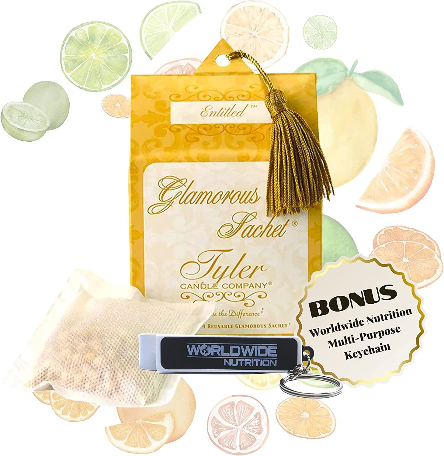 Tyler Candle Company Entitled Dryer Sheet Sachets Glamorous Reusable