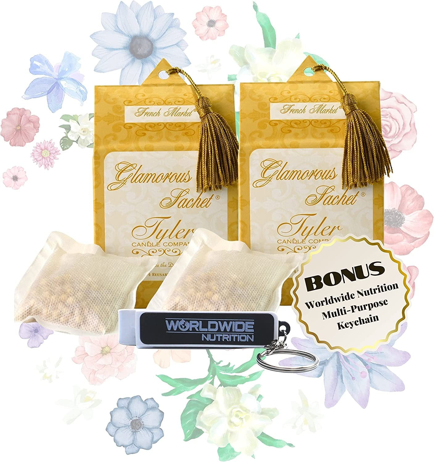 Tyler Candle Company French Market Dryer Sheet Sachets Glamorous