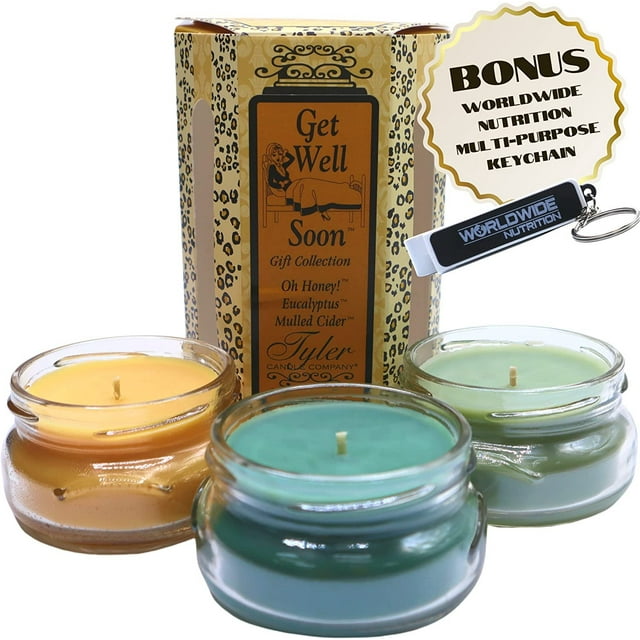 Tyler Candle Company Get Well Soon Candle Gift Set , Scented Candles