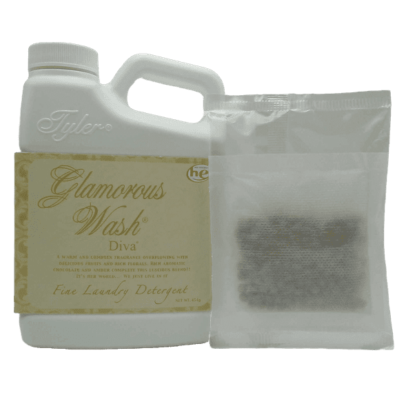 Tyler Candle Company - Glamorous Wash - Diva - 454g / 16oz - with sachet pouch