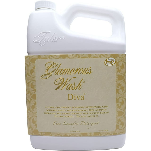 Tyler Candle Company Diva Glamorous Wash Fine Laundry Detergent, 1.89L