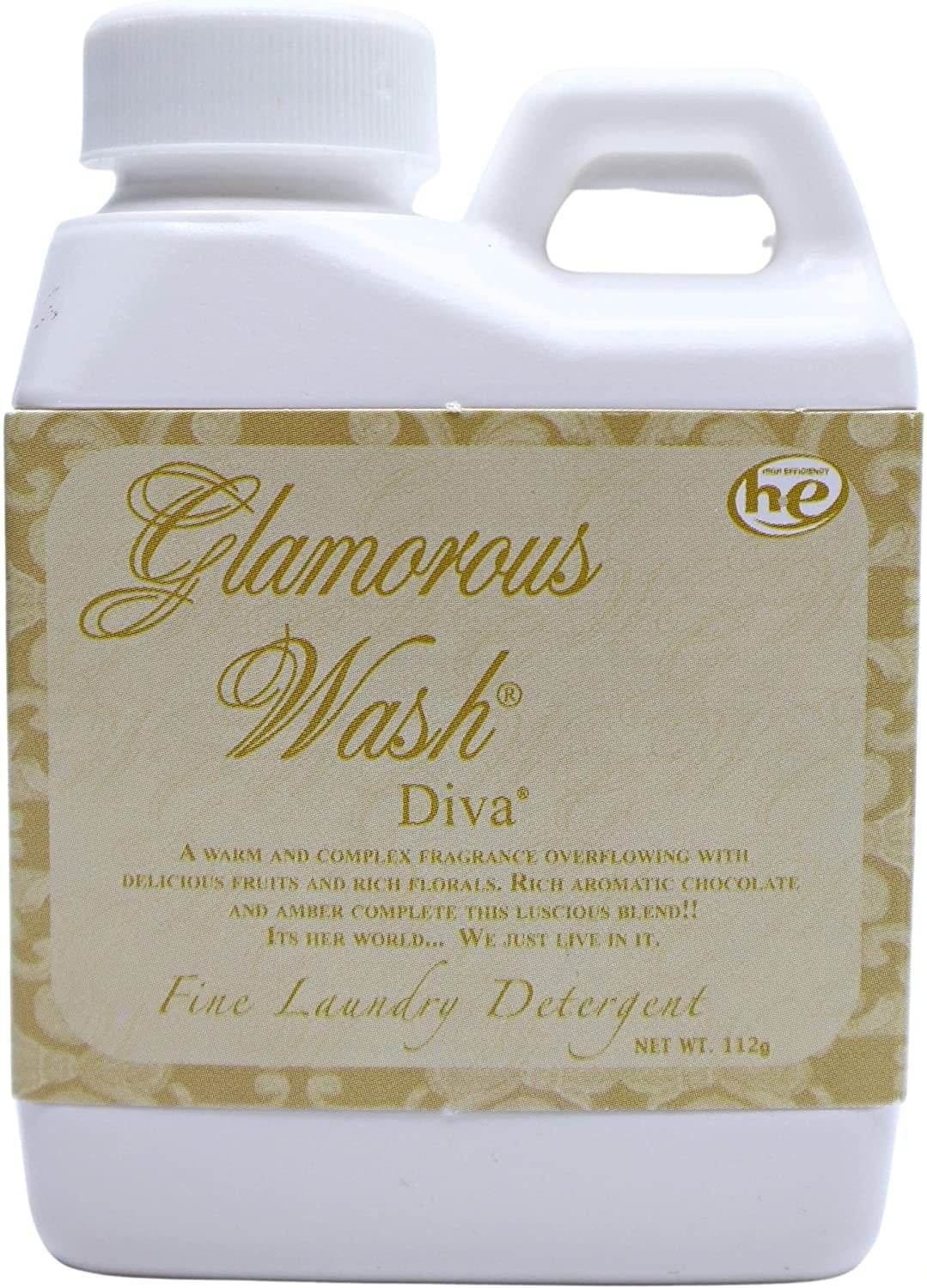 Tyler Candle Company Glamorous Wash Diva Fine Laundry Liquid Detergent - 1 Container , 112g (4 oz)